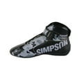 thumbnail image 4 of Simpson Racing DX2115K DNA X2 Shoes Pair Adult Size 11.5 Blackout, 4 of 10