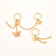 thumbnail image 4 of Femmes Doigt Bijoux Alliage - 2PCS Papillon Punk Chaîne Doigt Anneau Ouvert, 4 of 10
