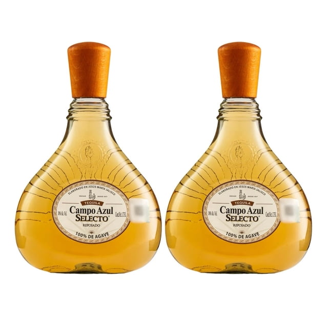 Duo Pack Tequila Campo Azul Selecto Reposado 1750 Ml Campo Azul Tequila Reposado