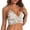 White-a, variant on XINXIAOO Women's Crochet Bikini Top V-Neck Lace Up Spaghetti Strap Hollow Out High Waist Summer Beach Swimwear Separate