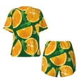 thumbnail image 5 of Xecao Orange print Swimsuit for women, Summer-ready, sporty style.Quick-dry fabric. Many sizes & colors., 5 of 9