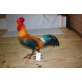 thumbnail image 5 of Nifao bronze statue of a standing Rooster -cockerel – Home Decor Sculpture, 20"L x 7.5"W x 19.5"H, 5 of 11