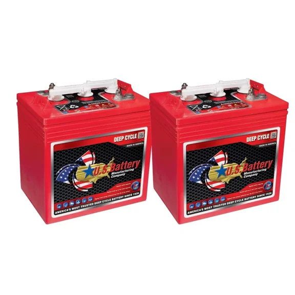 x2 | US Battery US2200XC2 6 Volt 232 Ah Deep Cycle Battery ~ Replaces T-105 T105