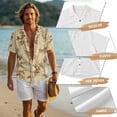 thumbnail image 6 of FOR U DESIGNS Vintage Tree Leaf Print Couple Matching Outfits Chinese Style Couple Shirt and Dress Linen-Like Men's Button Down Shirt Womens Sleeveless Summer Dress, 6 of 7