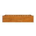 thumbnail image 4 of HomeStock Lakeside Living Full Solid Wood Platform Bed with Footboard & Full Trundle in Light Toffee, 4 of 6
