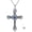 Lapis lazuli, variant on Cross Urn Necklaces for Ashes 925 Sterling Silver Turquoise Obsidian Opal Necklace Memorial Keepsakes Cremation Jewelry for Ashes for Men Women Loved Ones