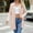 45#Pink, variant on Dwaogom Women's 2024 Fall Winter Long Sleeves Open Front Solid Color Knitted Sweater Cardigan Coat Outwear