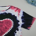 thumbnail image 5 of zbxnLI Women's Plus Size Summer Tops Tie-Dye Short Sleeve T-Shirt for Women Loose Casual Graphic Tees, 5 of 8
