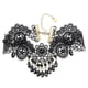 thumbnail image 5 of Gargantilla Zulema collar negro retro perla victoriana elegante, 5 of 8