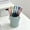 E, variant on YEESHU Galvanized Metal Small Bucket With Handle Storage Tin For Desk Organizer Pen Holder Planter Home Decor