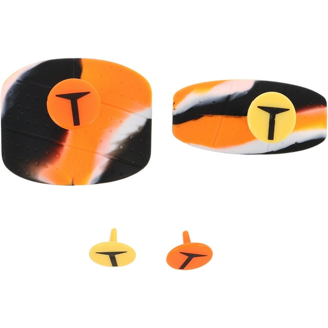 UPGRATOR 2Pcs Portable Golf Grip Trainer Aid Silicone Wrap for Enhanced Grip Control and Comfort