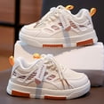 thumbnail image 6 of Kogui Kids Sneakers Girls Kids Sneakers Running Shoes Girls Casual Lightweight Classic Sneakers Size 11 (Khaki,11 Little Kid), 6 of 8