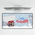thumbnail image 4 of Hello Winter Scottish Fold Smiling in Red Scarf Hat Welcome Christmas Desk Mat Full Keyboard Mouse Pad Cat Lover Kitten Owner Gifts Large Mousepad - 00017, 4 of 5
