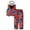 O-Red9136, variant on CUZIBR Toddler Kids Baby Boys African Print Vest Tops Pants Headband Ankara Clothes 3PCS Dashiki Outfits Sets Stylish Dailywear For Child