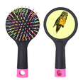 thumbnail image 1 of Yellow Budgie Parrot Bird Salon Detangling Hair Brush Cushion Base, 1 of 3