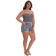 thumbnail image 5 of DARING DIVA Women's Plus Spaghetti Straps Wireless Padded Camisole XL Gray, 5 of 6
