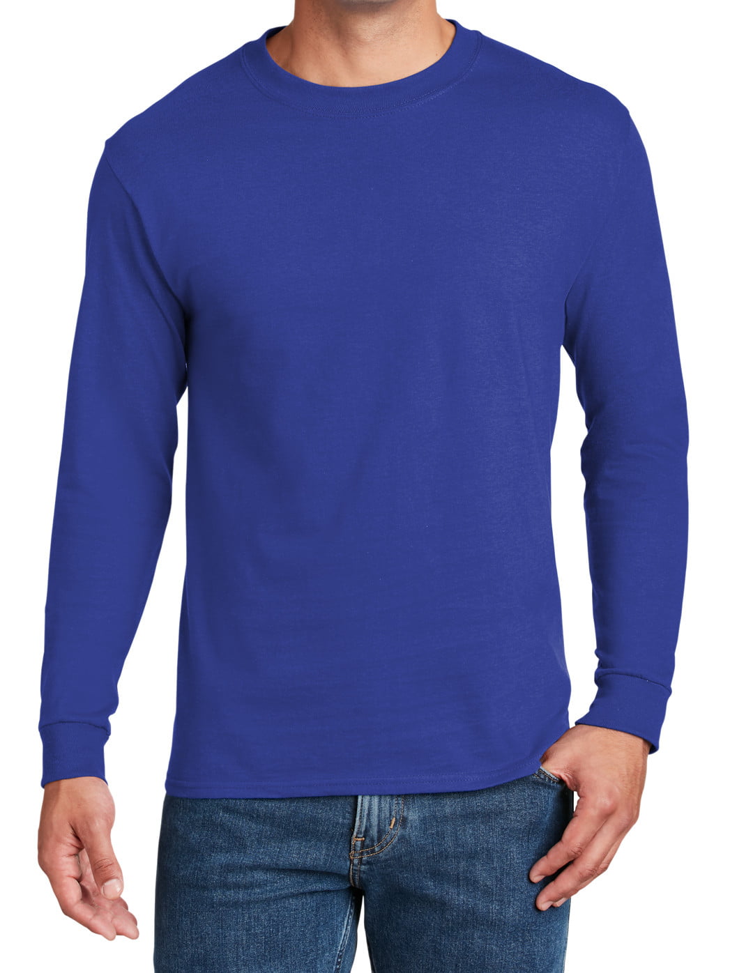 Details about   Hanes Men's Long Sleeve Beefy Henley Shirt 