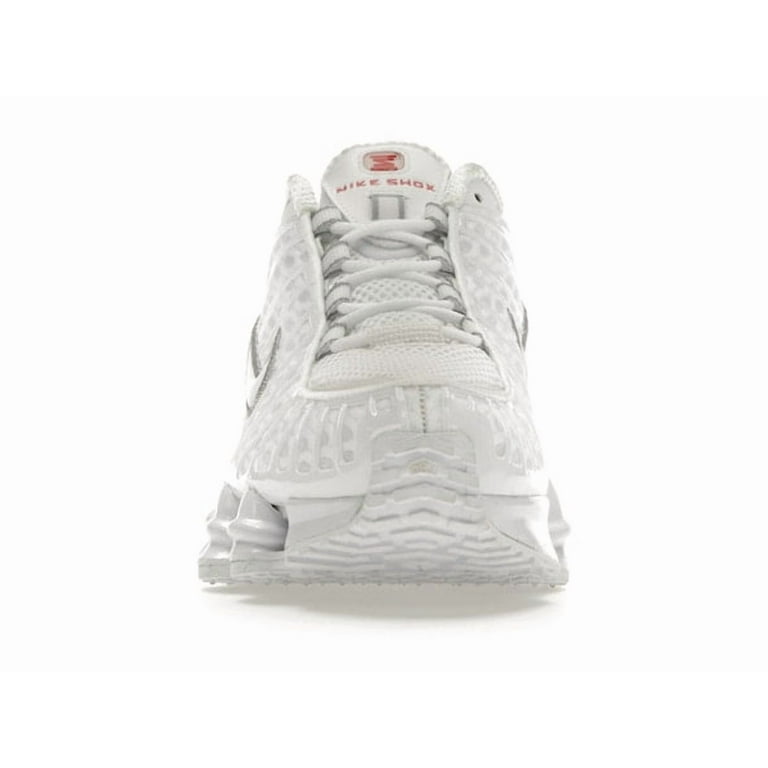 Nike Women's Shox TL White Metallic Silver Max Orange