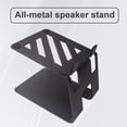 thumbnail image 4 of RUISINERY Metal Desktop Speakers Stand 22lbs Capacity Studio Monitors Vibrations Dampening Design Bookshelf Speakers Rack, 4 of 7