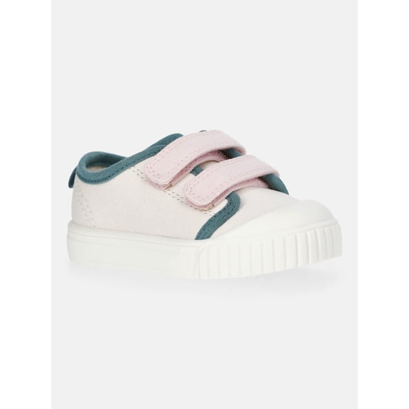 Wonder Nation Baby and Toddler Girls Two Strap Bump Toe Sneakers