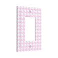 thumbnail image 2 of ZICANCN Outlet Covers Wall Plate, Pink Thousand Bird Check Light Switch Cover Decorative, Duplex Toggle Combo 1-Gang, 2 of 9