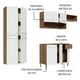 thumbnail image 4 of Cocina Integral Completa Emilly Fit Madesa 229cm - Marrón/Blanco, 4 of 10