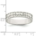 thumbnail image 3 of Sterling Silver Polished Design Men's Ring (Size 11) Made In Thailand qr7234-11, 3 of 5
