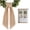 Burlap, variant on 2 Pcs Scalloped Wreath Sash for Front Door Ruffle Wreath Ribbon Bow for Yard Porch Garland Home Decor