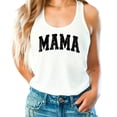 thumbnail image 2 of Distressed Mama Tank Top for Women Simple Graphic Shirt for Mom White Tank Top XX-Large, 2 of 4