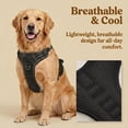 thumbnail image 2 of BUVUB Dog Harness - No Pull Adjustable Pet Vest with Reflective Strips Easy Control Handle and Breathable Mesh for Small Medium and Large Dogs - Small,Black, 2 of 7