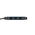 thumbnail image 2 of axGear USB 3.0 4 Port HUB w/ on off Switch Portable Slim For Laptop Desktop Macbook, 2 of 8