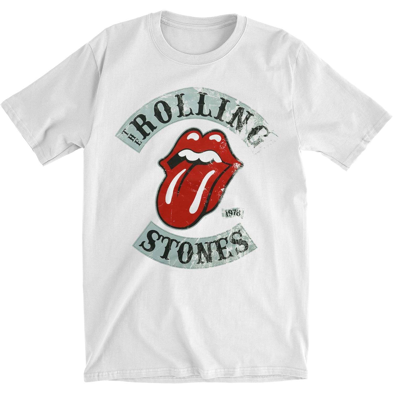 rolling stones t shirt white