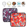 thumbnail image 3 of 2 paquetes de mantas para perros, manta suave y cálida de lana de Coral para gatos, manta para mascotas para gatos, cachorros, perros pequeños, medianos y grandes, almohadillas para jaulas para perros, 3 of 6