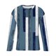 thumbnail image 5 of Blusas y camisas de manga larga y cuello redondo para hombre, camisetas casuales con estampado de moda y cuello redondo, blusas de licra de manga corta para hombre., 5 of 5