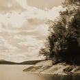 thumbnail image 2 of Foschino, Suzanne 15x15 White Modern Wood Framed Museum Art Print Titled - Sepia Lake 1, 2 of 4