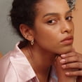 thumbnail image 2 of Fettero 14K Gold Plated Hoop Earrings Dainty Minimalist Fashion Jewelry for Women, 2 of 6
