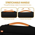 thumbnail image 6 of JETech Laptop Sleeve for 13.3-Inch MacBook Air/Pro, 14-Inch MacBook Pro (M4 / M3 / M2 / M1) 2021-2024, 13-13.6 Inch Notebook, Waterproof Carrying Case with Small Bag (Black), 6 of 7