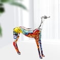 thumbnail image 4 of Graffiti Art - Estatua de Perro Doberman Multicolor para Decoración de, 4 of 8