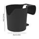 thumbnail image 2 of Portavasos para piscina, estante de almacenamiento sin perforaciones, reutilizable para bebidas, negro, 2 of 4