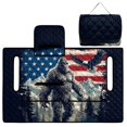 thumbnail image 3 of Pzuqiu Golf Cart Seat Cover, Compatible with Outdoor, Suitable for Club Car Portable, Sasquatch Eagle, 3 of 6