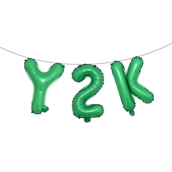 Juego de globos para fiestas Ruinasi Y2K, papel de aluminio rosa de 16 pulgadas
