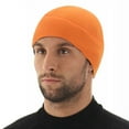 thumbnail image 3 of iHPH7 Ski Hat Beanie Hats for Men Skull Cap for Winter Beanie Wool Hat Cute Beanie Knit Cap Orange A, 3 of 3