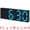 Blue, variant on Unique Bargains Small Digital Alarm Clock for Deep Sleepers Blue