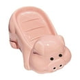 thumbnail image 3 of Pink Ceramic Pig Soap Dish, Cute Bathroom Soap Holder with Drainage Holes, Non Water Accumulating Soap Tray forVanity and Kitchen Sink Decor, 3 of 9