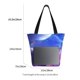 thumbnail image 3 of Balery Dreamy Colorful Starry Sky Bolsa de Hombro con Diseño, Bolsa Grande y Duradera, Bolsa Versátil para Compras, 3 of 6