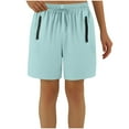 thumbnail image 1 of Yuyuzo Shorts for Women High Waisted Drawstring Unisex Quick Drying Shorts with Zipper Pockets, 1 of 6