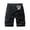 Black*1, variant on Eryao Mens Big and Tall Cargo Shorts Knee Length Elastic Waist Pants with Pockets Casual Outdoor Work Hiking Shorts,Black,40