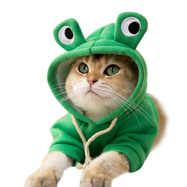Sweat à Capuche Chat Élégant Mignon Animal Automne Hiver Chaud Costume Adorable pour Chats Chatons Chiots