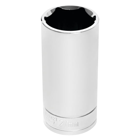 Performance Tool W32427 1/2 Drive 6-Point Socket, 27mm