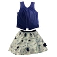 thumbnail image 1 of Conjunto Blusita sin Manga Falda Libelulas Azul Talla 4 aÃ±os Kiss Playeras y Tops para niÃ±as, 1 of 4